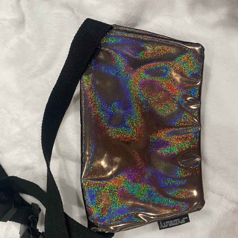 Metallic fanny pack